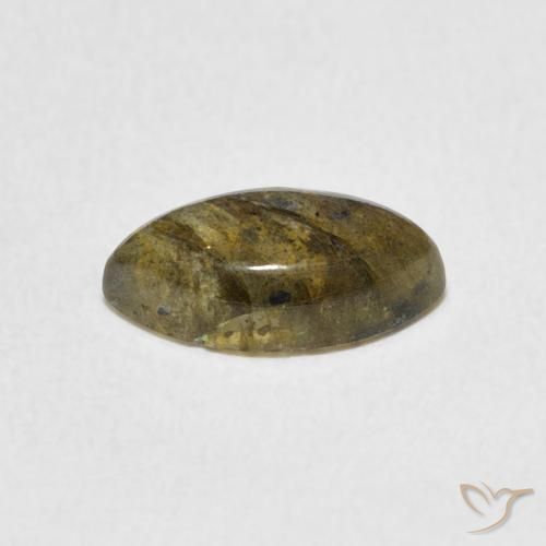 Labradorite Gemstone in 10.1 x 5.3 mm Size for Sale, Labradorite Stone in Multicolor Color