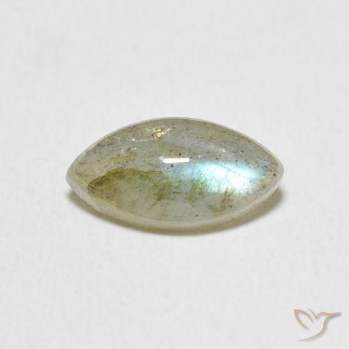 1.32ct Natural Multicolor Labradorite, Marquise, Translucent