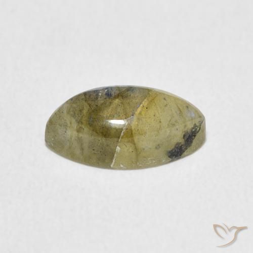 Labradorite Gemstone in 10.2 x 5.3 mm Size for Sale, Labradorite Stone in Multicolor Color
