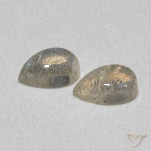 Labradorite Gemstones in 6 x 4 mm (calibrated) Size for Sale, Labradorite Stones in Multicolor Color