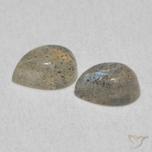 Labradorite Gemstones in 6 x 4 mm (calibrated) Size for Sale, Labradorite Stones in Multicolor Color