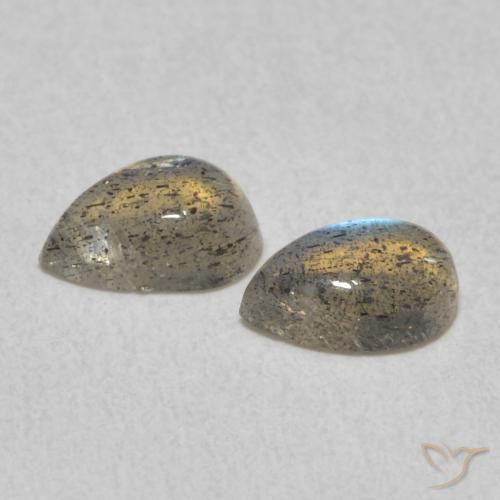 Labradorite Gemstones in 6 x 4 mm (calibrated) Size for Sale, Labradorite Stones in Multicolor Color
