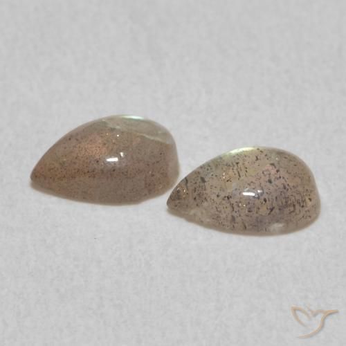 Labradorite Gemstones in 6 x 4 mm (calibrated) Size for Sale, Labradorite Stones in Multicolor Color