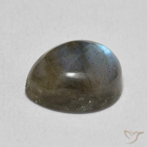 Labradorite Gemstone in 11 x 9 mm (calibrated) Size for Sale, Labradorite Stone in Multicolor Color
