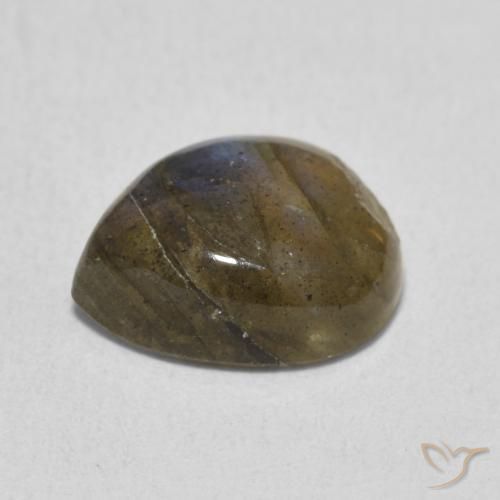 Labradorite Gemstone in 11 x 9 mm (calibrated) Size for Sale, Labradorite Stone in Multicolor Color