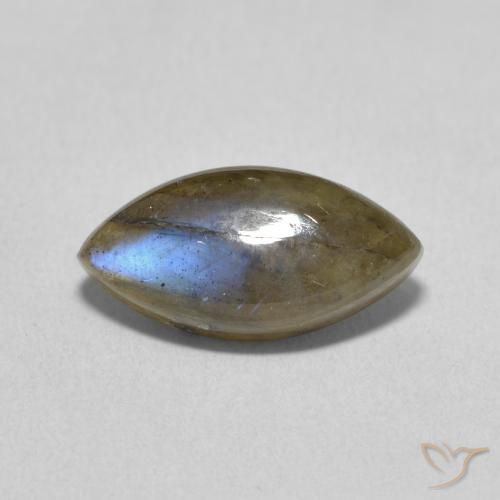 3.31ct Natural Multicolor Labradorite, Marquise, Translucent