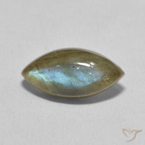 3.30ct Natural Multicolor Labradorite, Marquise, Translucent