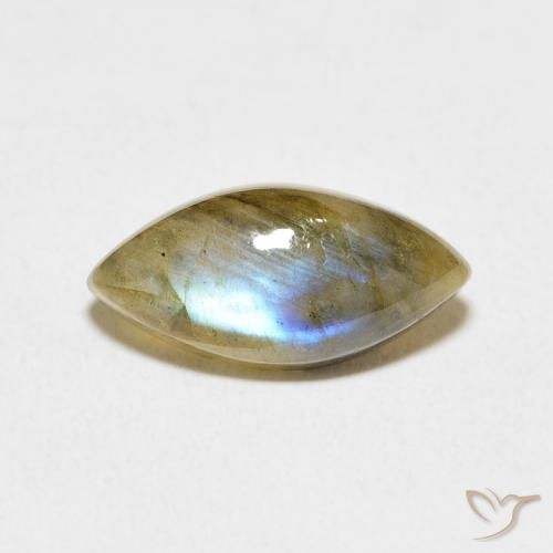 4.70ct Natural Multicolor Labradorite, Marquise, Translucent
