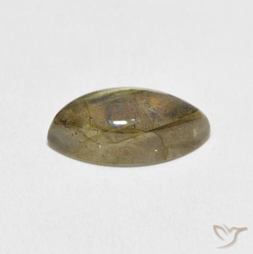 Labradorite Gemstone in 15.4 x 7.5 mm Size for Sale, Labradorite Stone in Multicolor Color