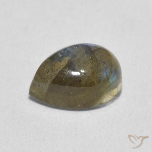Labradorite Gemstone in 10 x 7 mm (calibrated) Size for Sale, Labradorite Stone in Multicolor Color