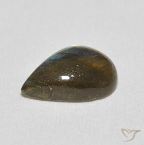 Labradorite Gemstone in 13 x 9 mm (calibrated) Size for Sale, Labradorite Stone in Multicolor Color