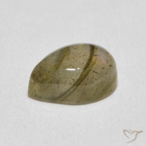 Labradorite Gemstone in 10 x 6.7 mm Size for Sale, Labradorite Stone in Multicolor Color