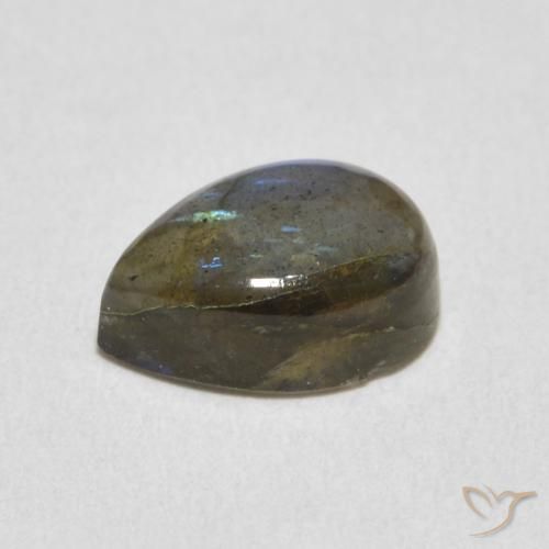Labradorite Gemstone in 10 x 7 mm (calibrated) Size for Sale, Labradorite Stone in Multicolor Color