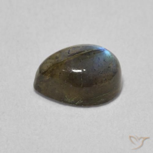 Labradorite Gemstone in 7.1 x 5.3 mm Size for Sale, Labradorite Stone in Multicolor Color
