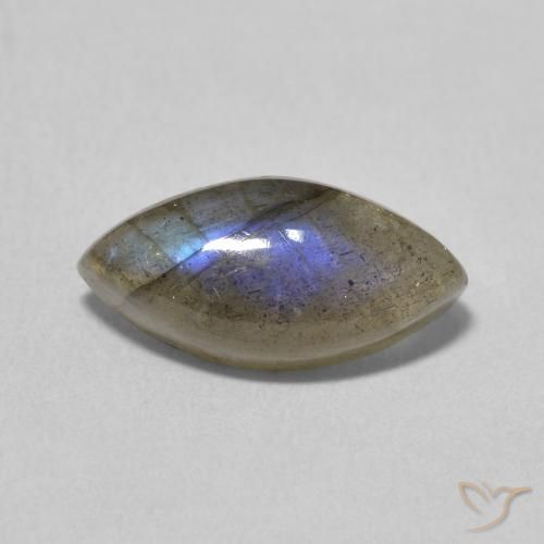 3.58ct Natural Multicolor Labradorite, Marquise, Translucent
