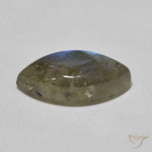 Labradorite Gemstone in 16 x 8 mm (calibrated) Size for Sale, Labradorite Stone in Multicolor Color