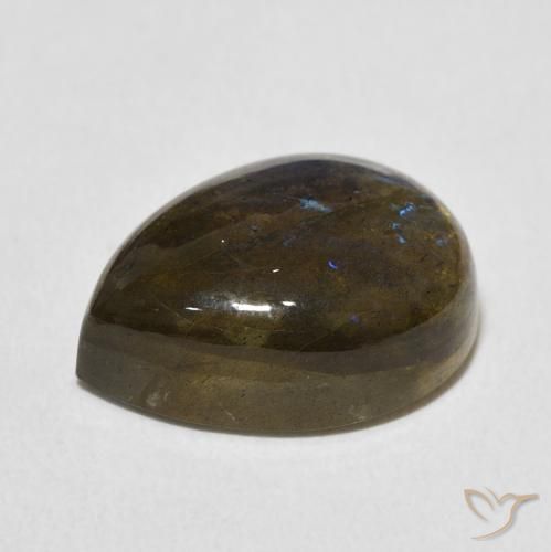 Labradorite Gemstone in 16 x 12 mm (calibrated) Size for Sale, Labradorite Stone in Multicolor Color