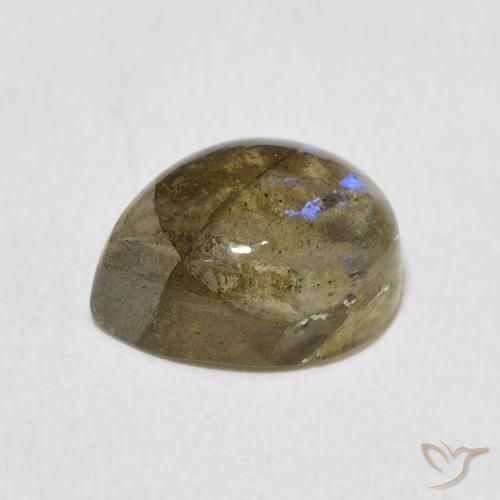 Labradorite Gemstone in 11 x 9 mm (calibrated) Size for Sale, Labradorite Stone in Multicolor Color