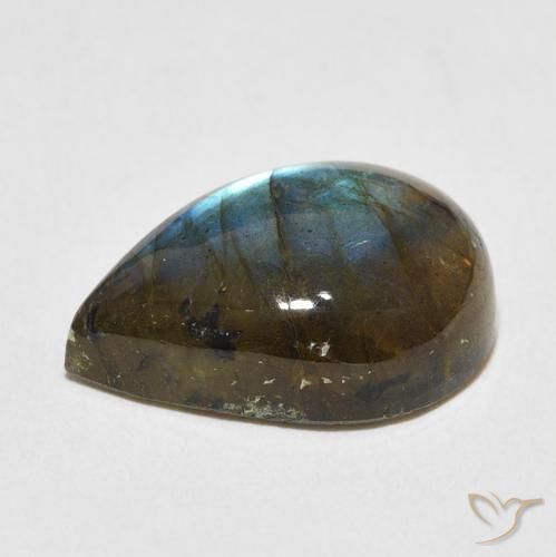 Labradorite Gemstone in 18 x 13 mm (calibrated) Size for Sale, Labradorite Stone in Multicolor Color