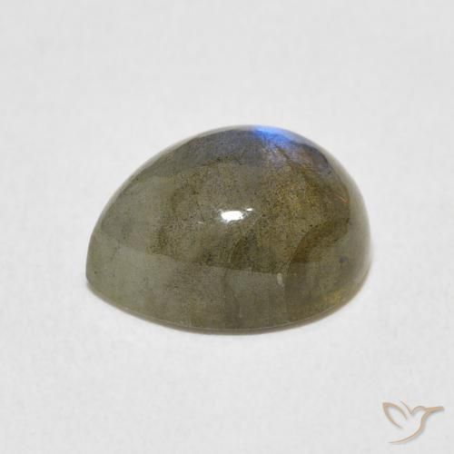 Labradorite Gemstone in 11 x 9 mm (calibrated) Size for Sale, Labradorite Stone in Multicolor Color