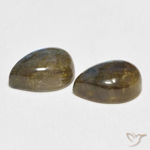 Labradorite Gemstones in 12 x 8 mm (calibrated) Size for Sale, Labradorite Stones in Multicolor Color