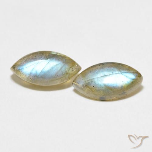 4.97ctw Natural Multicolor Labradorite, Marquise, Translucent