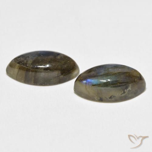 Labradorite Gemstones in 14 x 7 mm (calibrated) Size for Sale, Labradorite Stones in Multicolor Color