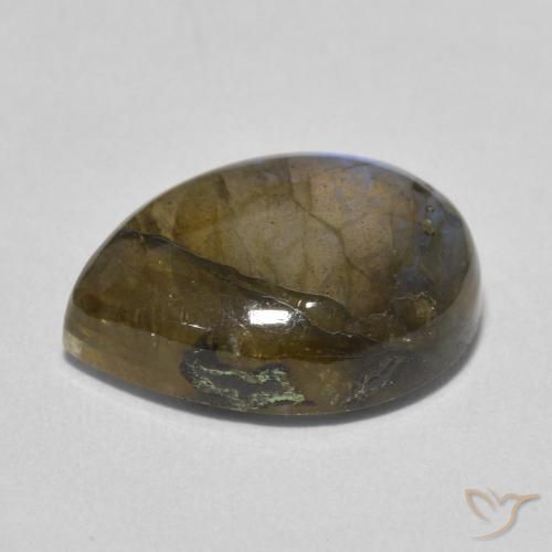 Labradorite Gemstone in 16 x 12 mm (calibrated) Size for Sale, Labradorite Stone in Multicolor Color