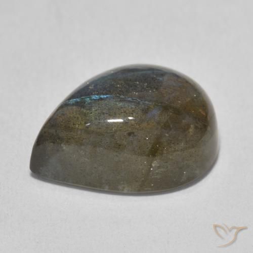 Labradorite Gemstone in 17 x 12 mm Size for Sale, Labradorite Stone in Multicolor Color