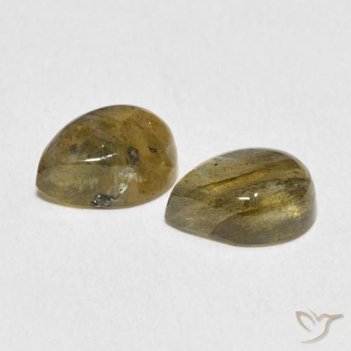 Labradorite Gemstones in 10 x 7 mm (calibrated) Size for Sale, Labradorite Stones in Multicolor Color