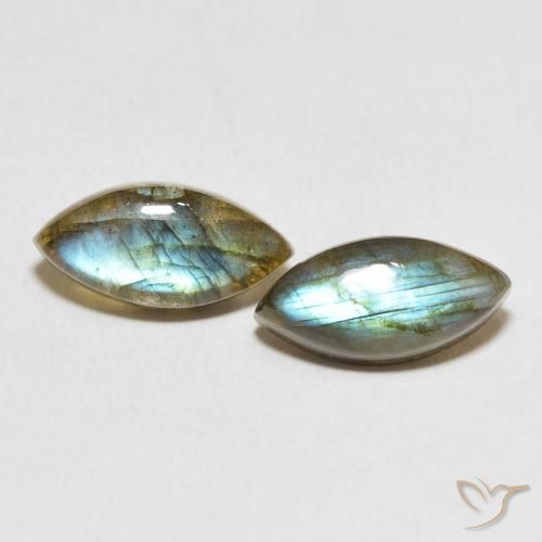 6.54ctw Natural Multicolor Labradorite, Marquise, Translucent