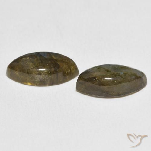 Labradorite Gemstones in 14 x 7 mm (calibrated) Size for Sale, Labradorite Stones in Multicolor Color