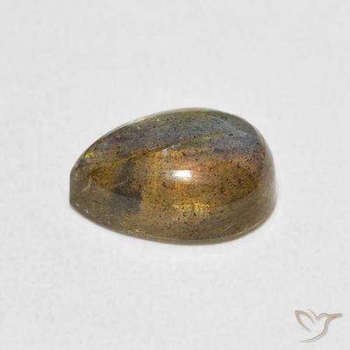 Labradorite Gemstone in 10 x 7 mm (calibrated) Size for Sale, Labradorite Stone in Multicolor Color