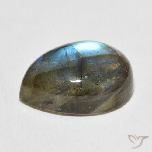 Labradorite Gemstone in 18 x 13 mm (calibrated) Size for Sale, Labradorite Stone in Multicolor Color