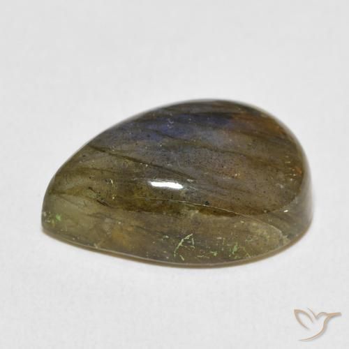 Labradorite Gemstone in 18 x 13 mm (calibrated) Size for Sale, Labradorite Stone in Multicolor Color