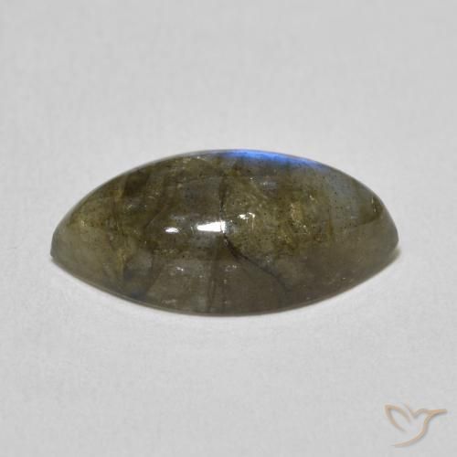 Labradorite Gemstone in 16 x 8 mm (calibrated) Size for Sale, Labradorite Stone in Multicolor Color