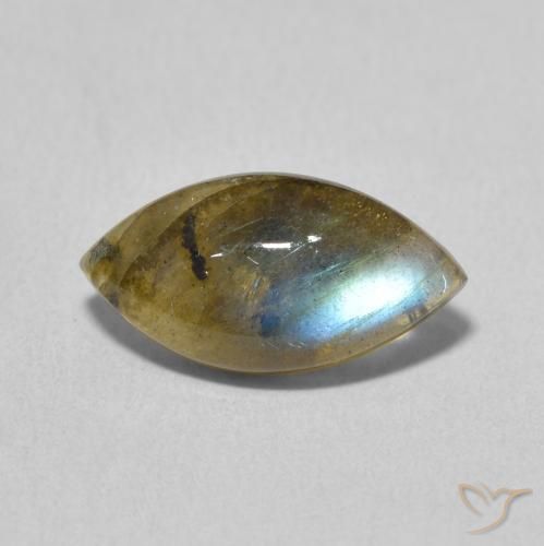 2.83ct Natural Multicolor Labradorite, Marquise, Translucent