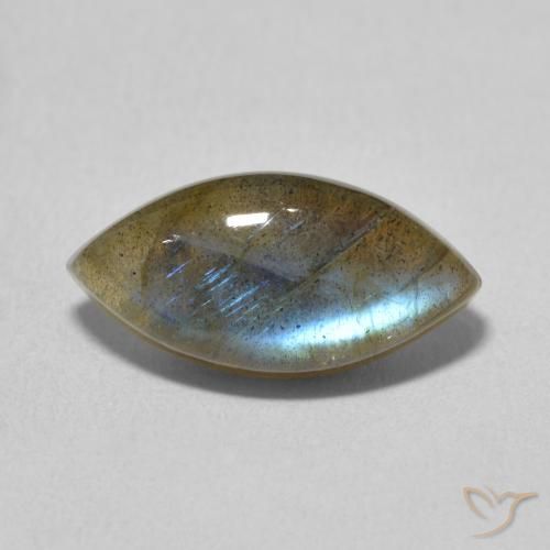 4.70ct Natural Multicolor Labradorite, Marquise, Translucent