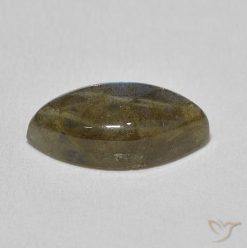 Labradorite Gemstone in 16 x 8 mm (calibrated) Size for Sale, Labradorite Stone in Multicolor Color