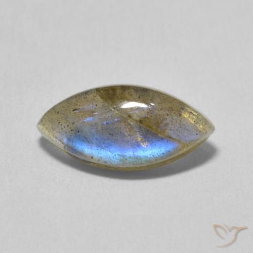 3.14ct Natural Multicolor Labradorite, Marquise, Translucent