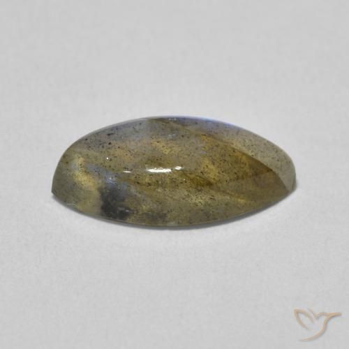 Labradorite Gemstone in 14 x 7 mm (calibrated) Size for Sale, Labradorite Stone in Multicolor Color