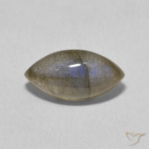 2.39ct Natural Multicolor Labradorite, Marquise, Translucent