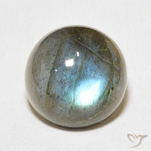13.45ct Natural Multicolor Labradorite, Round, Translucent