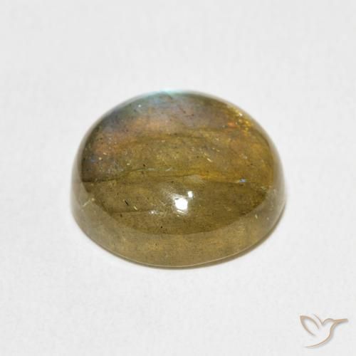 Labradorite Gemstone in 14 mm (calibrated) Size for Sale, Labradorite Stone in Multicolor Color