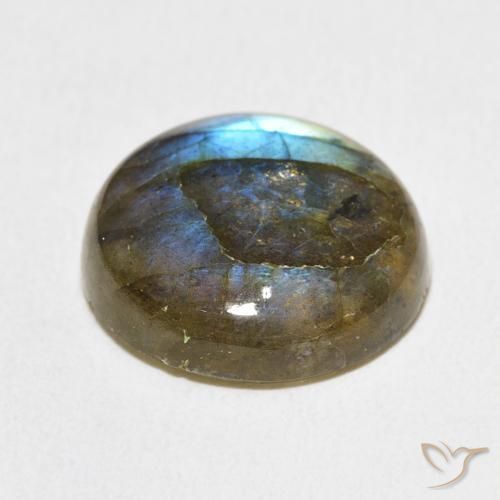 Labradorite Gemstone in 16 mm (calibrated) Size for Sale, Labradorite Stone in Multicolor Color