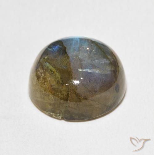 Labradorite Gemstone in 14 mm (calibrated) Size for Sale, Labradorite Stone in Multicolor Color