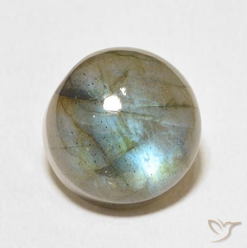 13.22ct Natural Multicolor Labradorite, Round, Translucent