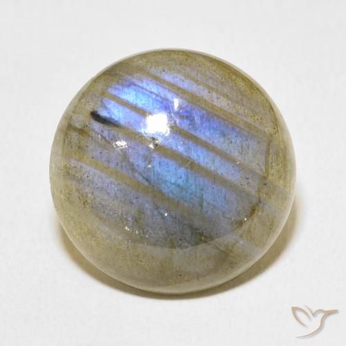 19.23ct Natural Multicolor Labradorite, Round, Translucent