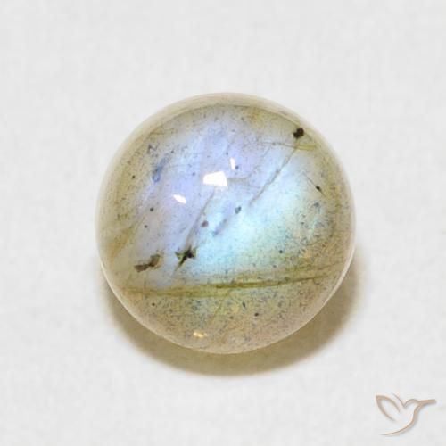 1.92ct Natural Multicolor Labradorite, Round, Translucent