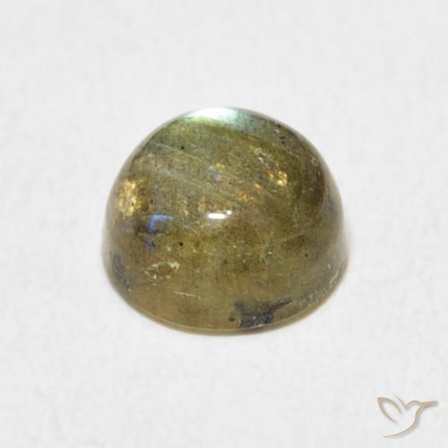 Labradorite Gemstone in 7 mm (calibrated) Size for Sale, Labradorite Stone in Multicolor Color